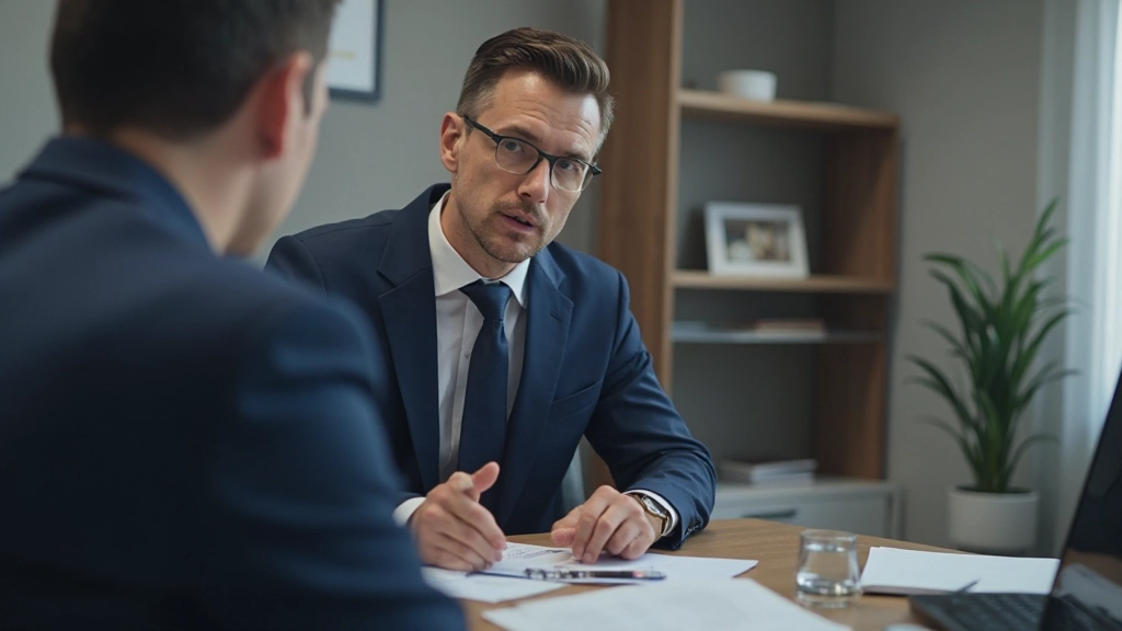 Финансовый консультант обсуждает управление кредитами с клиентом